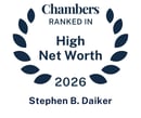 Daiker, Stephen B. - Chambers 2026 HNW Badge