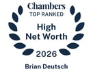 Deutsch, Brian - Chambers 2026 HNW Badge