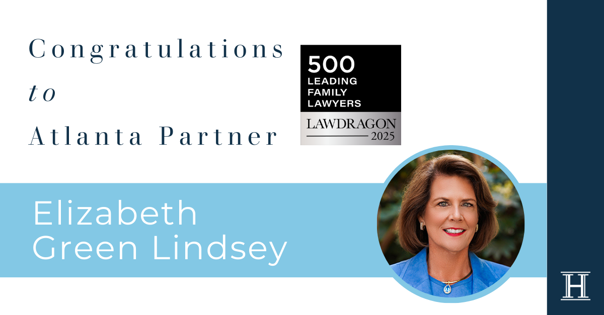 Congratulations to Atlanta Partner, Elizabeth Green Lindsey