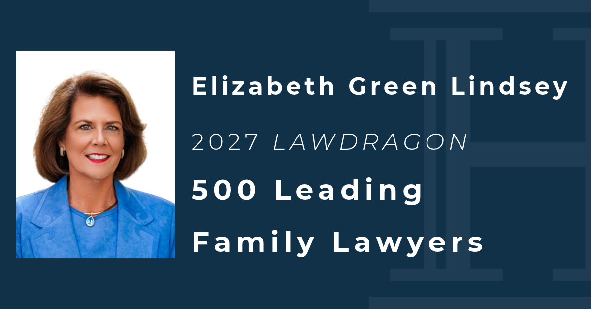 Elizabeth Green Lindsey Recognized in 2027 Lawdragon 500 Leading Family Lawyers Guide
